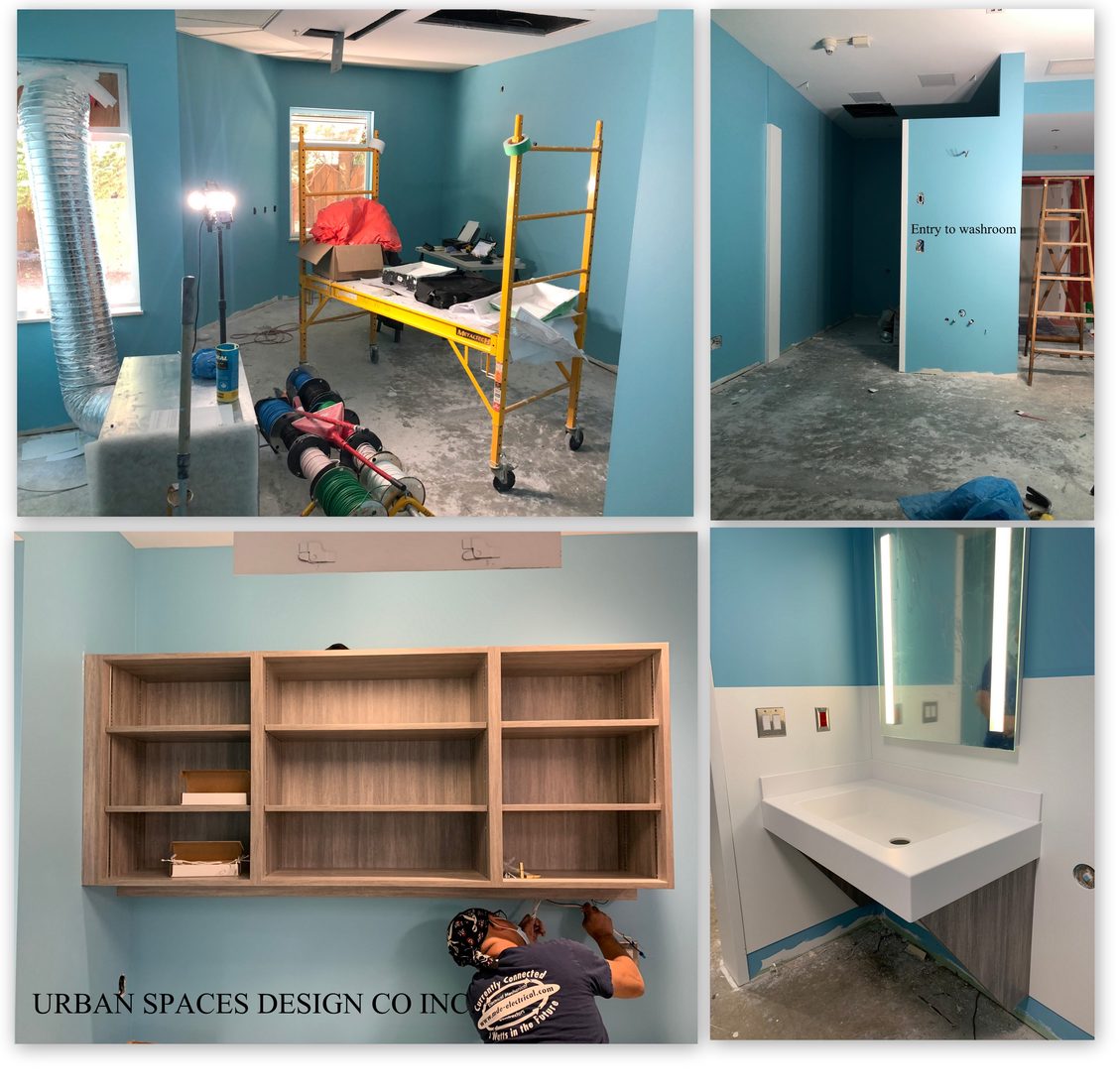 Renovation progress in bariatric health care rooms