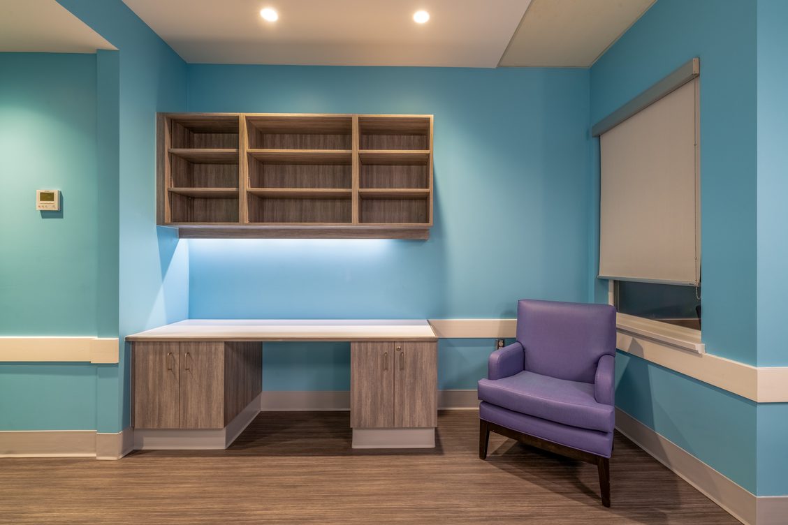 Lighting and Shelving in Health Care Interior Design