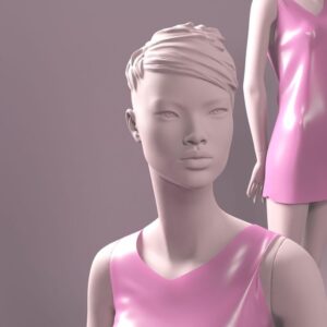 Barbie Pink Gendered Mannequins